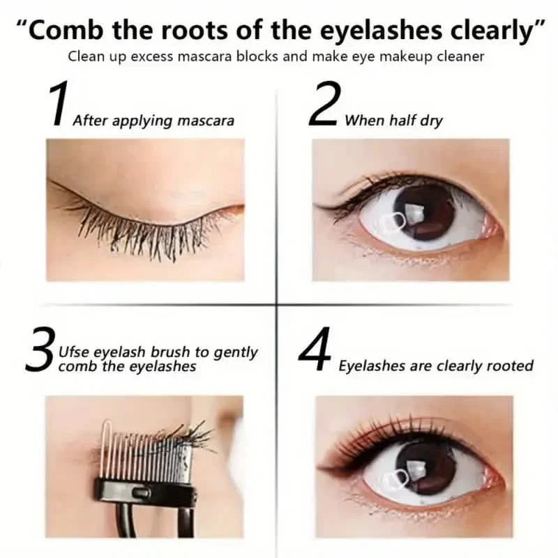 Arc Designed Eyelash Comb Separator And Mascara Applicator