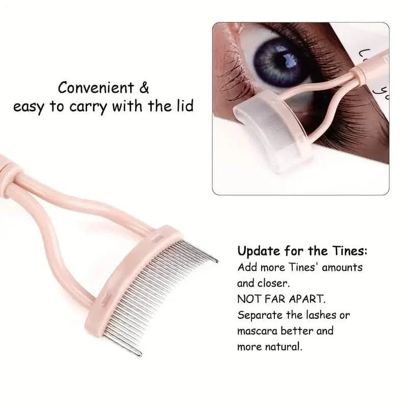 Arc Designed Eyelash Comb Separator And Mascara Applicator
