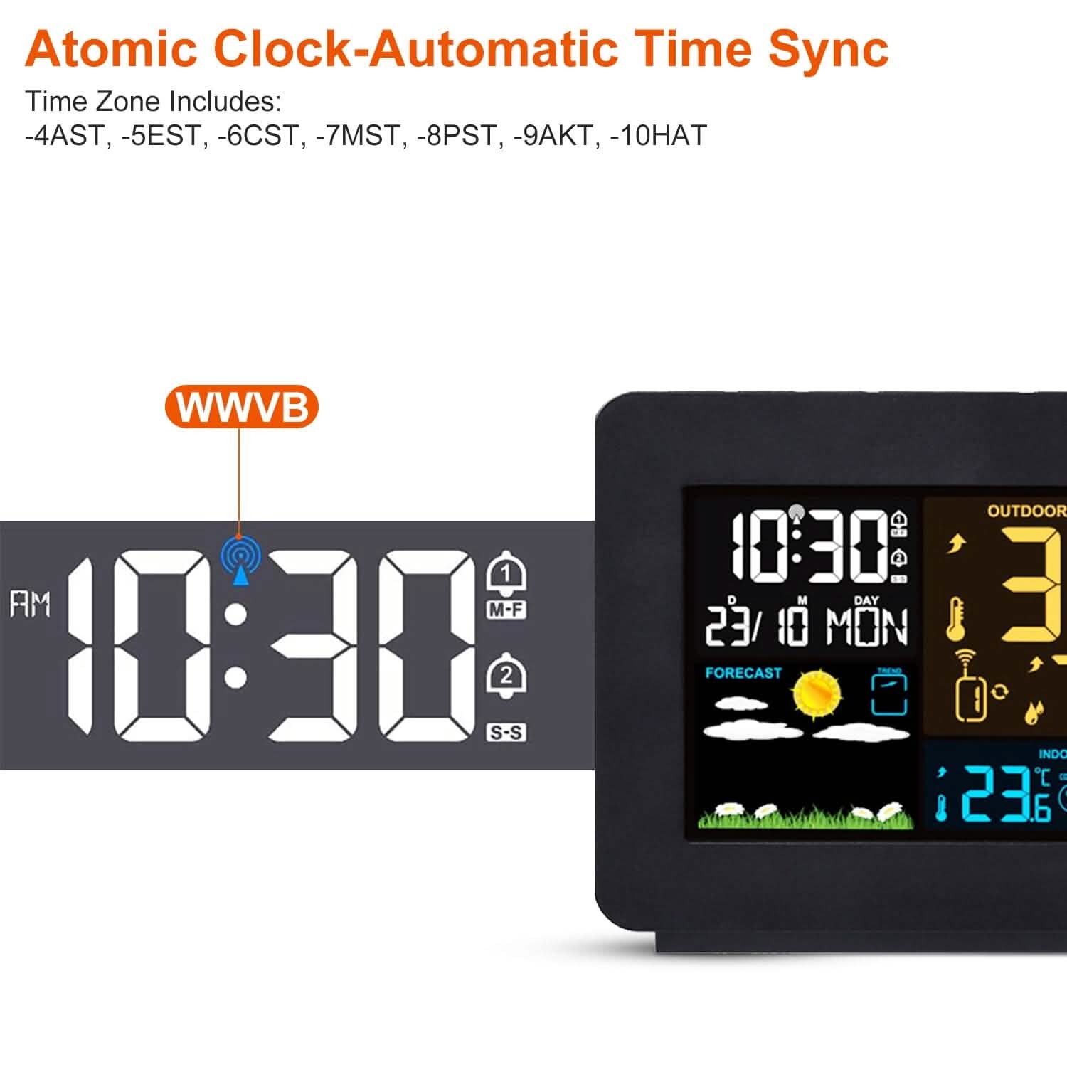 Atomic Projection Alarm Clock