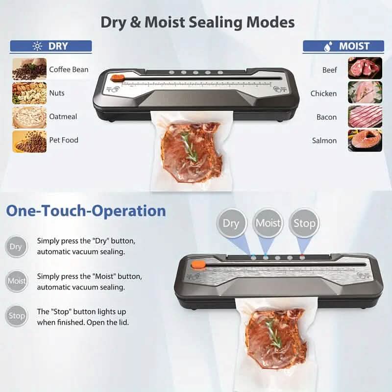 Automatic Food Vacuum Sealer Bag Bundle Machine