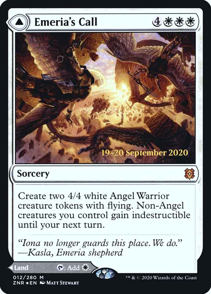 Emeria's Call // Emeria, Shattered Skyclave (PRE-12S) - Zendikar Rising Promos Foil