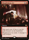 Blasphemous Act (CMR-661) - Commander Legends: (Extended Art)
