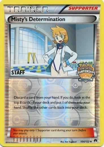 Misty's Determination (104/122) (Regional Championship Promo Staff) [XY: BREAKpoint]