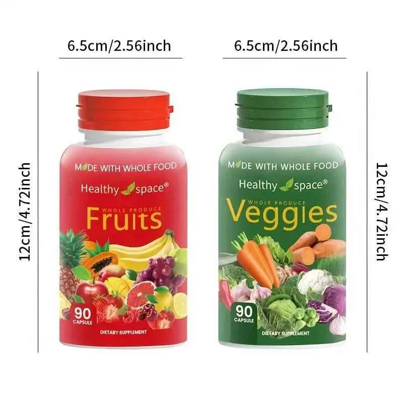 2-Pack: Balance Of Nature Fruit & Vegetables Food Supplement