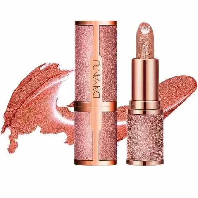 Berry Pink Sparkly Lip Gloss Paste