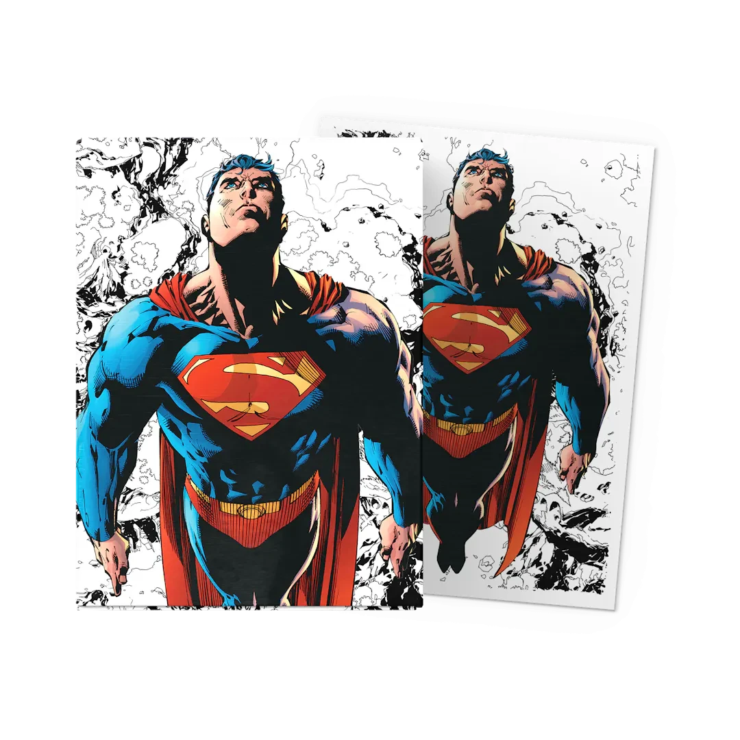 Superman Core (Color) - Matte Dual Art Sleeves - Standard Size