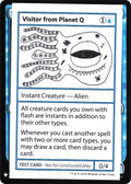 Visitor from Planet Q (CMB1-033) - Mystery Booster Playtest Cards 2019