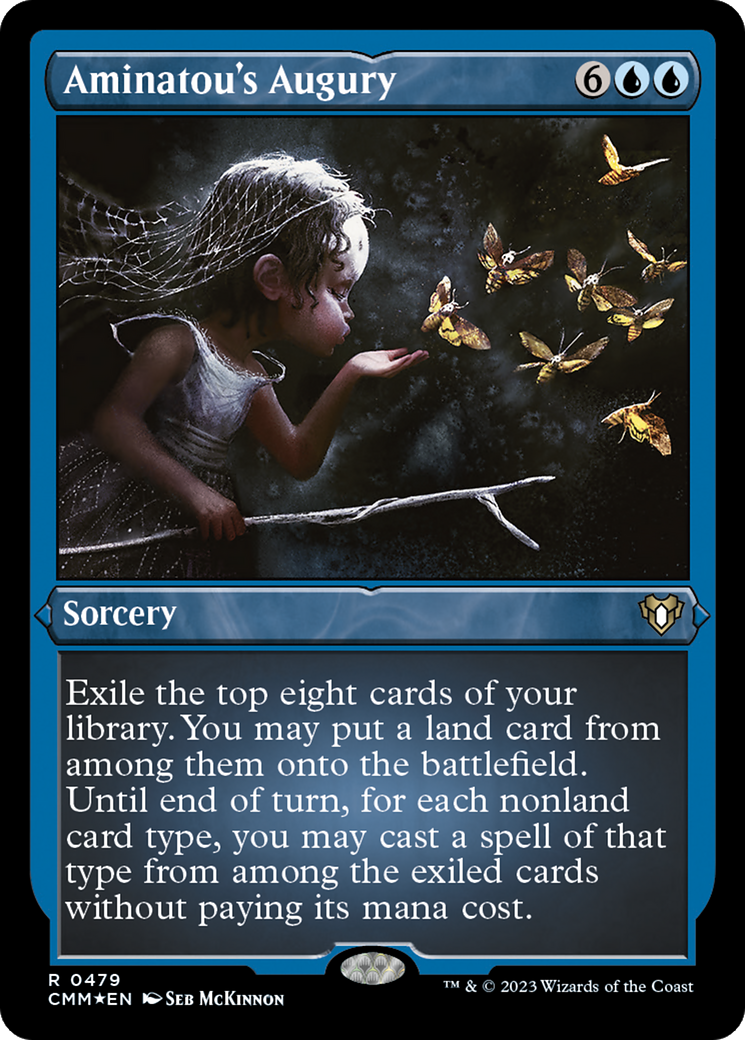 Aminatou's Augury (Foil Etched) (CMM-479) - Commander Masters Foil