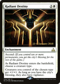 Radiant Destiny (PRE-18S) - Rivals of Ixalan Promos Foil