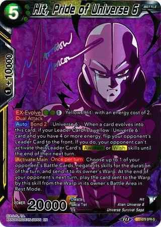 Hit, Pride of Universe 6 (SPR Signature) (BT7-079) [Assault of the Saiyans]