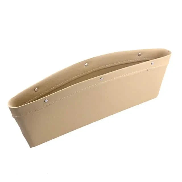 Car Organizer PU Leather Seat Slit Gap Pocket Storage