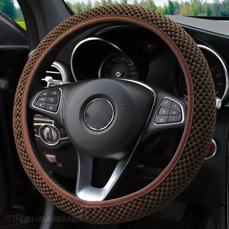 Carbon Fiber Sports Steering Wheel Cover