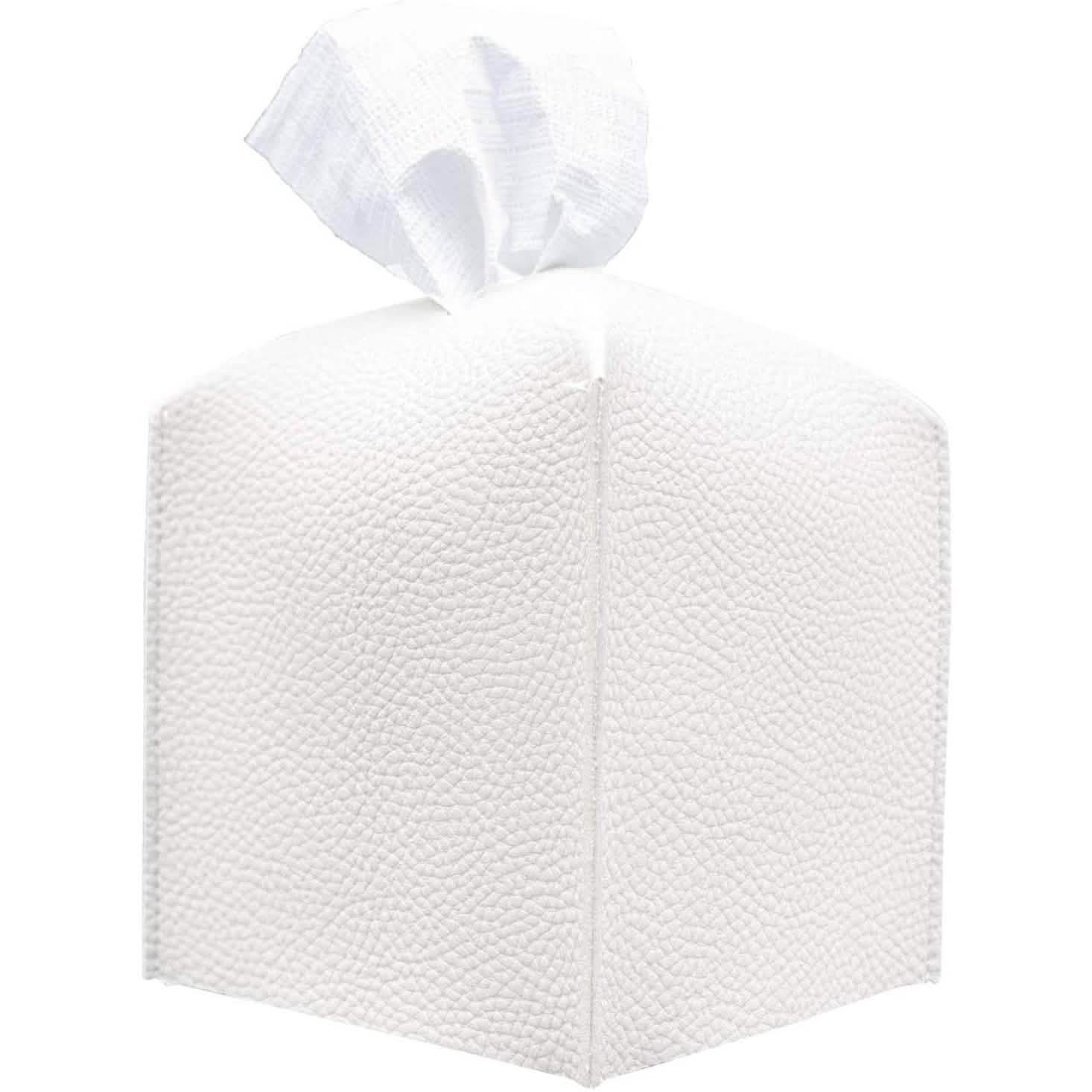 Carrotez Modern PU Leather Square Tissue Box Holder