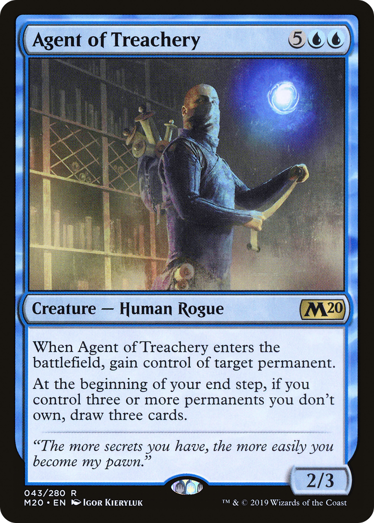 Agent of Treachery (M20-043) - Core Set 2020 Foil