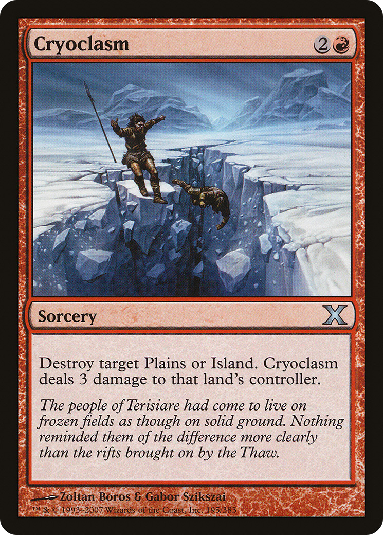 Cryoclasm (10E-195) - Tenth Edition