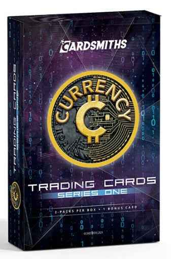 CURRENCY Series 1 Trading Cards Cardsmiths 2 pack box