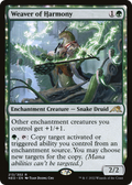 Weaver of Harmony (NEO-213) - Kamigawa: Neon Dynasty: (enchantment)