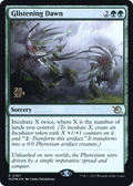Glistening Dawn (PRE-187) - March of the Machine Promos Foil