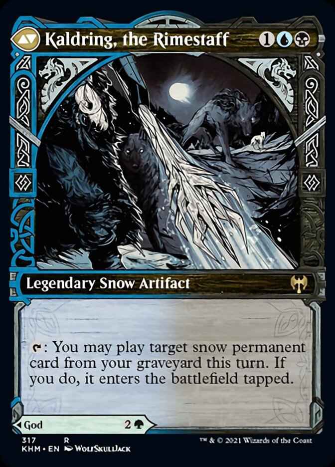 Jorn, God of Winter // Kaldring, the Rimestaff (KHM-317) - Kaldheim: (Showcase)