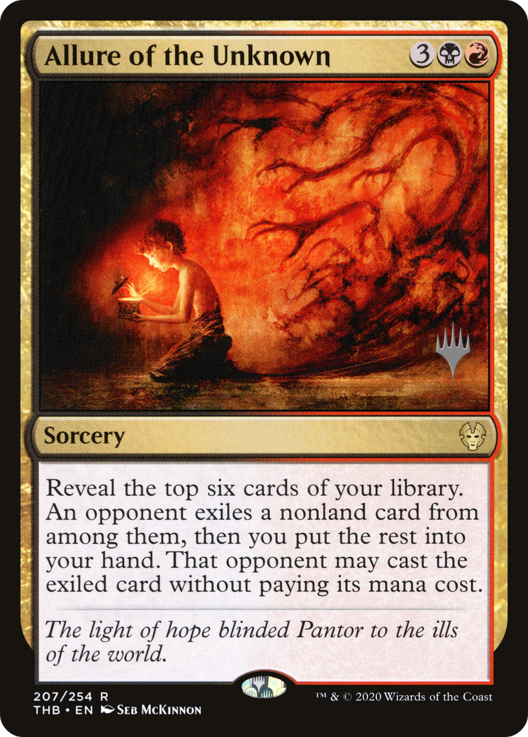 Allure of the Unknown (PPTHB-207P) - Theros Beyond Death Promos Foil