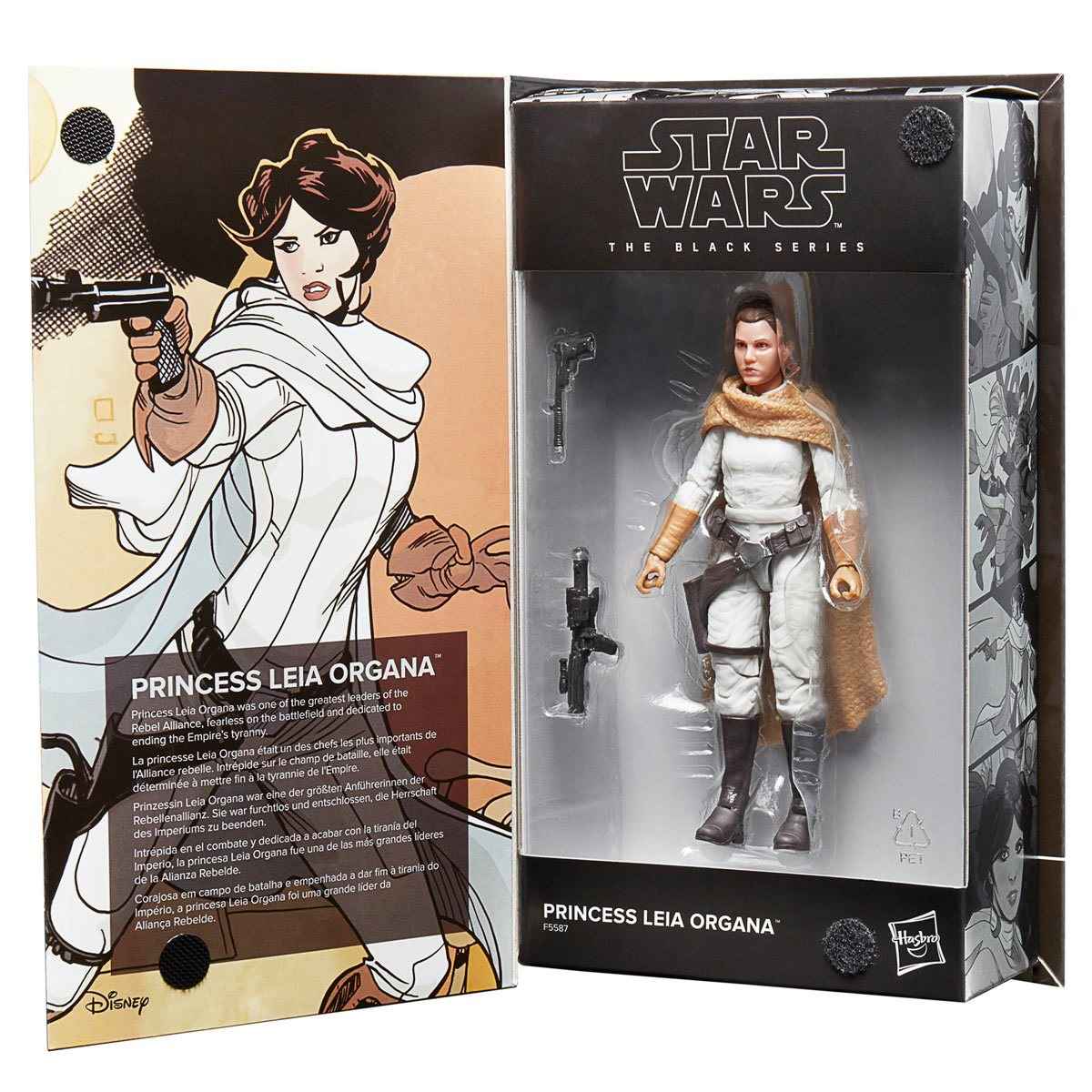 Star Wars The Black Series Princess Leia Organa (Comic) 6-Inch Action Figure