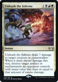 Unleash the Inferno (PRE-229S) - Streets of New Capenna Promos Foil