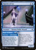 Queen of Ice // Rage of Winter (ELD-061) - Throne of Eldraine