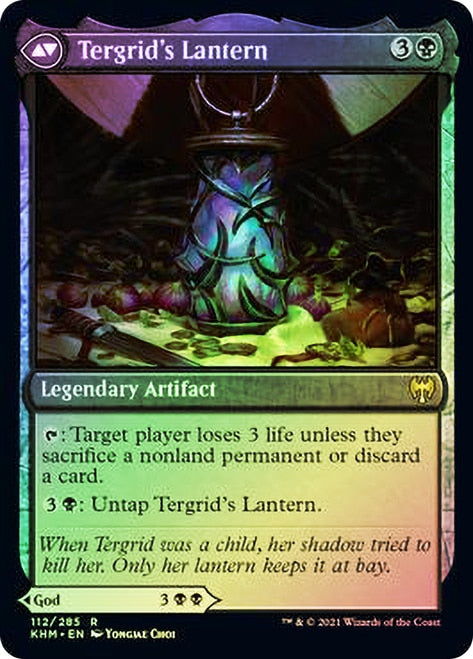 Tergrid, God of Fright // Tergrid's Lantern (PRE-112S) - Kaldheim Promos Foil