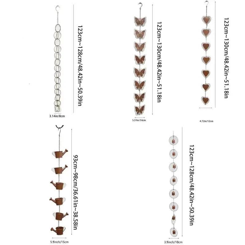 Decorative Rain Chain for Gutters