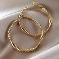 Delicate Silky Texture Design Women's Earrings