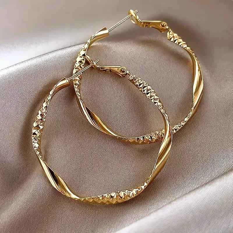 Delicate Silky Texture Design Women's Earrings
