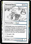 Personal Decoy (CMB1-096) - Mystery Booster Playtest Cards 2021