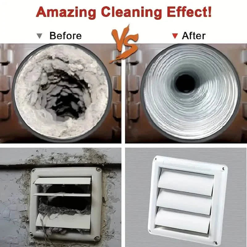 Dryer Vent Cleaning Made Easy with Lint-Cleaner Tool