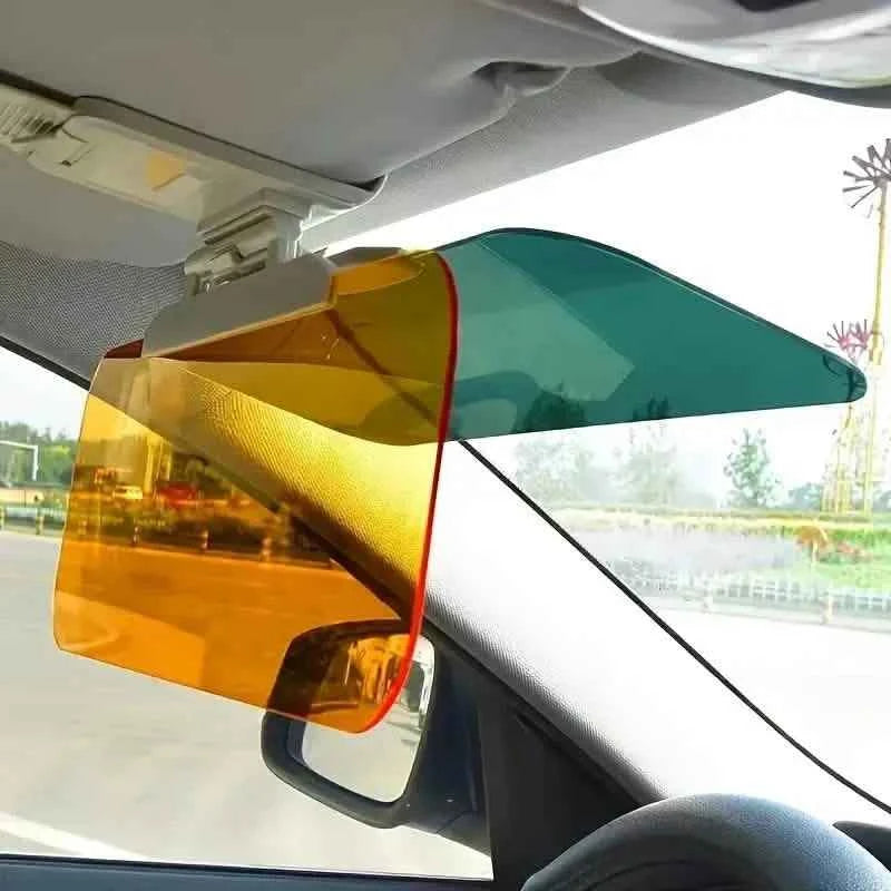 Dual-Use Car Sun Visor – Polarized Day & Night Anti-Glare, UV Resistant