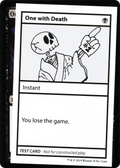 One with Death (CMB1-045) - Mystery Booster Playtest Cards 2021