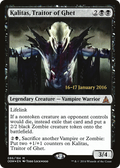 Kalitas, Traitor of Ghet (PRE-86S) - Oath of the Gatewatch Promos Foil