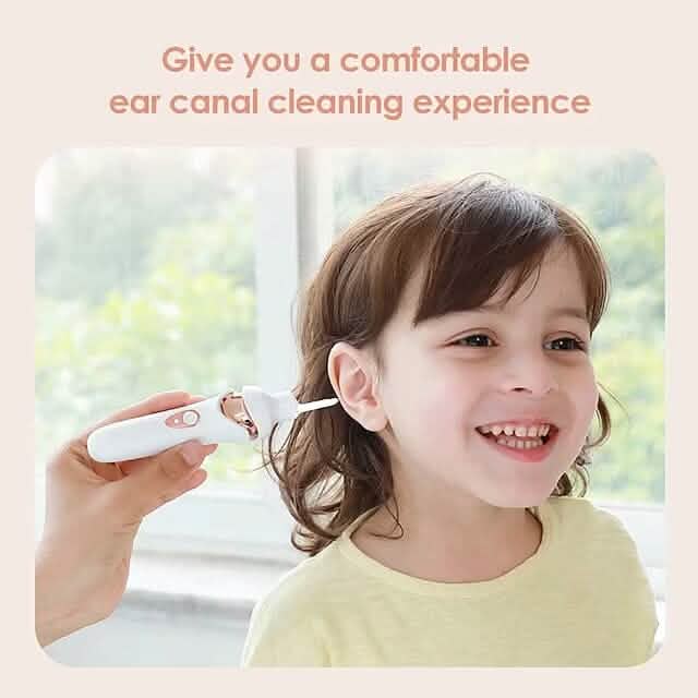 Electric Ear Cordless Safe Vibration Painless Vacuum Ear Wax Pick Cleaner Remover Spiral