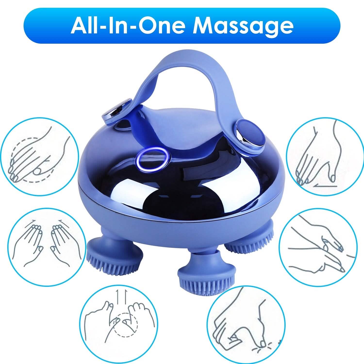 Electric Rechargeable Scalp Massager