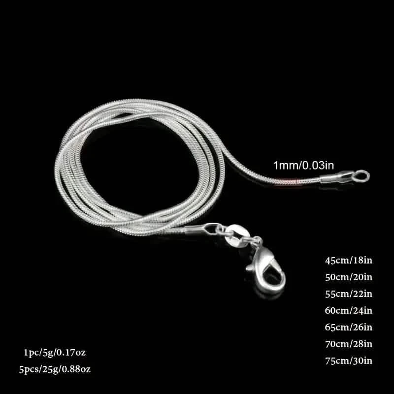 Exquisite Casual Snake Necklace Collarbone Chain Couple Pendant