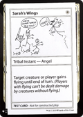 Sarah's Wings (CMB1-011) - Mystery Booster Playtest Cards 2019