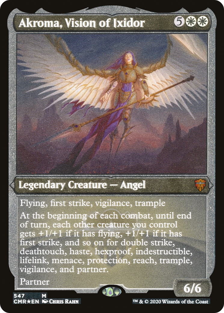 Akroma, Vision of Ixidor (CMR-547) - Commander Legends Foil