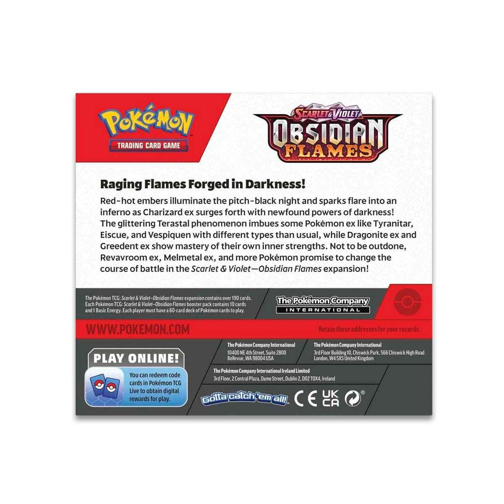 Scarlet & Violet-Obsidian Flames Booster Display Box (36 Packs)