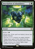 Inscription of Abundance (ZNR-186) - Zendikar Rising