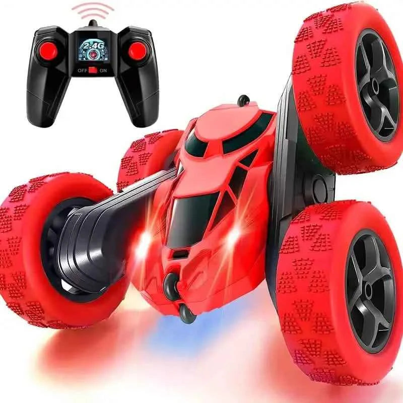RC Remote Control Car – 4WD, 360° Flip Stunt, LED Lights, Ages 6+
