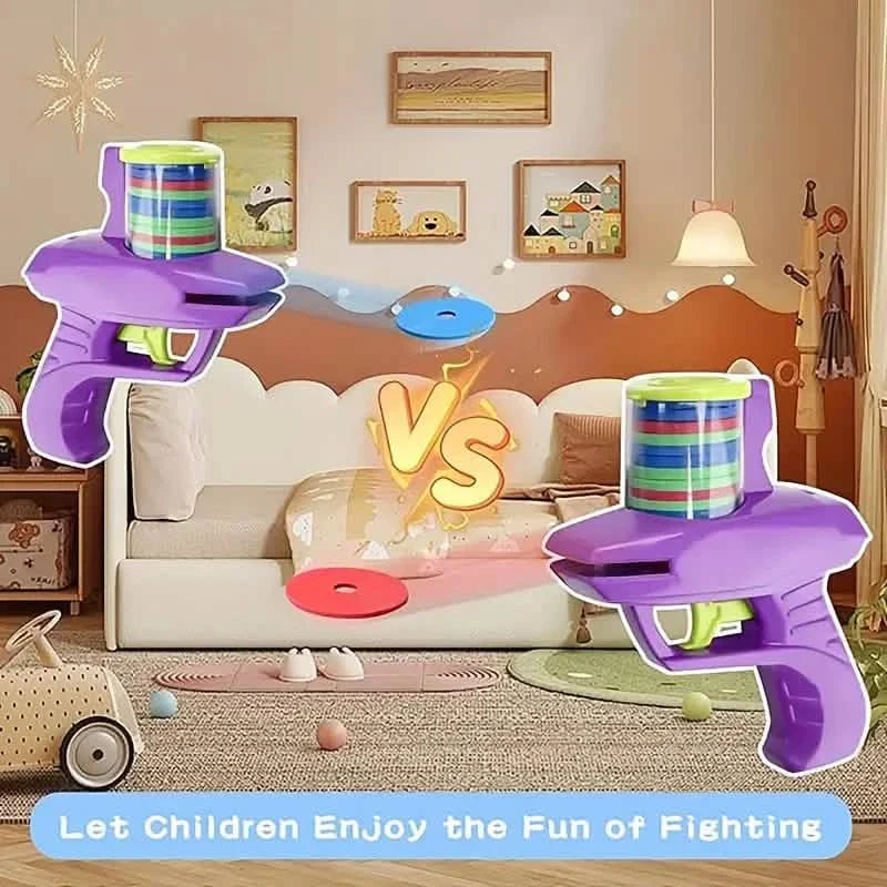 Flying Foam Disc Launcher Handheld Shooter Game