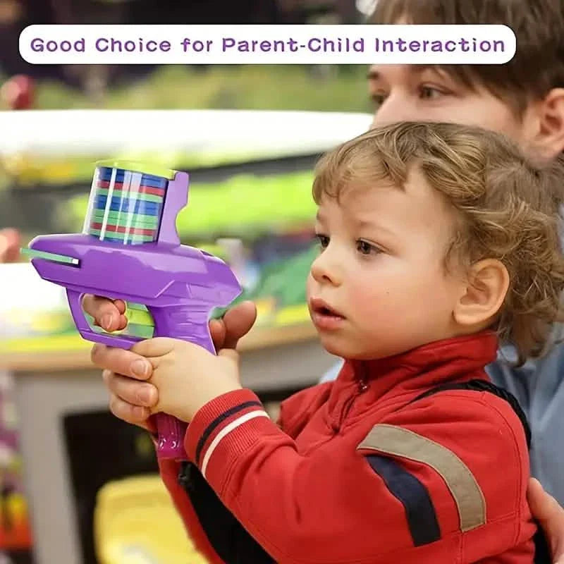 Flying Foam Disc Launcher Handheld Shooter Game