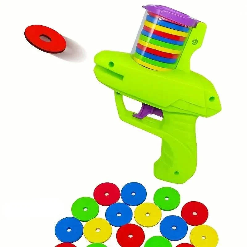 Flying Foam Disc Launcher Handheld Shooter Game