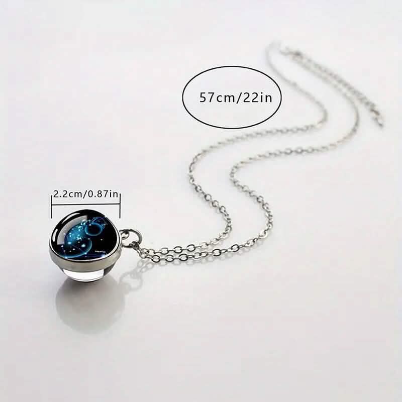 Glow-in-the-Dark Zodiac Pendant Necklace