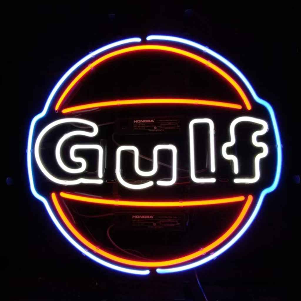 Gulf Gasoline Neon Signs