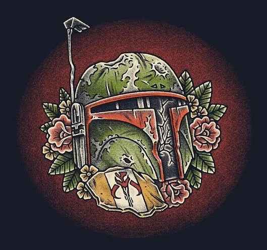 Star Wars Boba Fett Helmet T-Shirt
